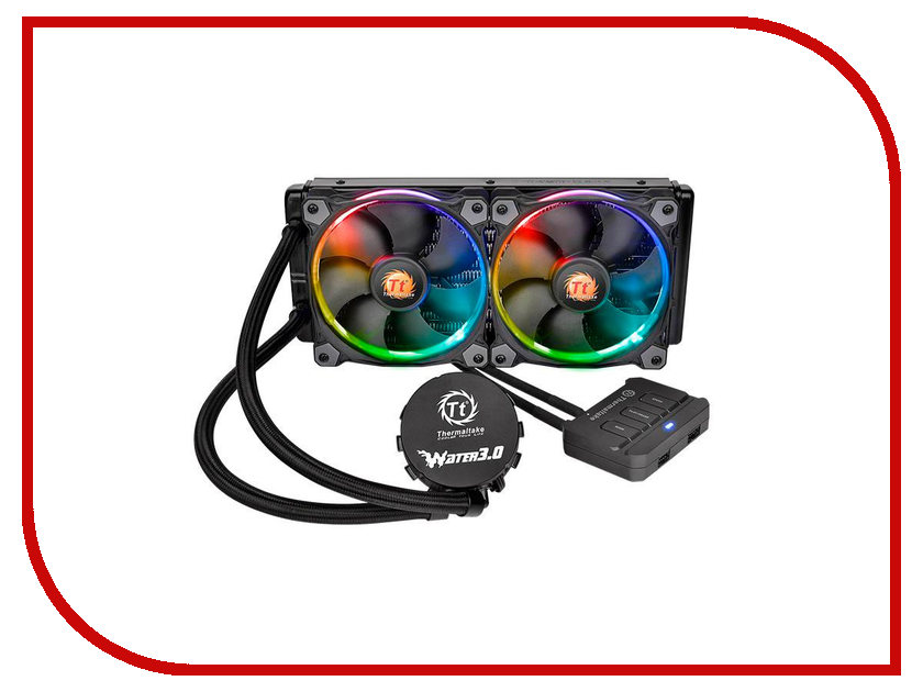 

Водяное охлаждение Thermaltake Water 3.0 RGB 240 CL-W107-PL12SW-A