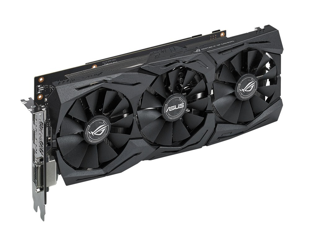 

Видеокарта ASUS GeForce GTX 1060 1506Mhz PCI-E 3.0 6144Mb 8008Mhz 192-bit DVI 2xHDMI HDCP STRIX-GTX1060-6G-GAMING, STRIX-GTX1060-6G-GAMING