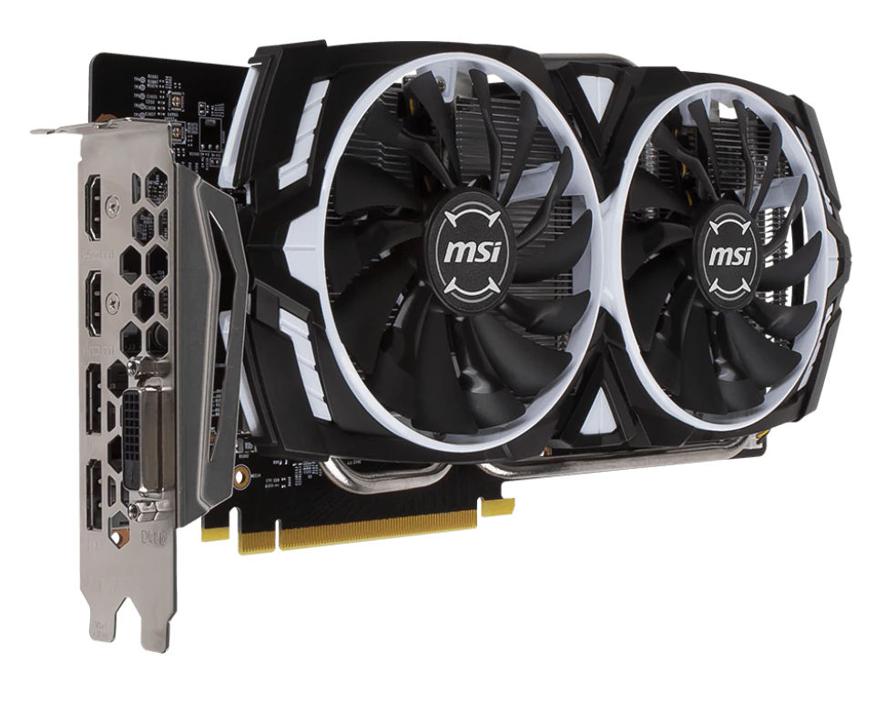 

Видеокарта MSI GeForce GTX 1060 1544Mhz PCI-E 3.0 6144Mb 8000Mhz 192 bit DVI HDMI HDCP ARMOR OC GTX 1060 ARMOR 6G OC / GTX 1060 ARMOR 6G OCV1, GTX 1060 ARMOR 6G OC