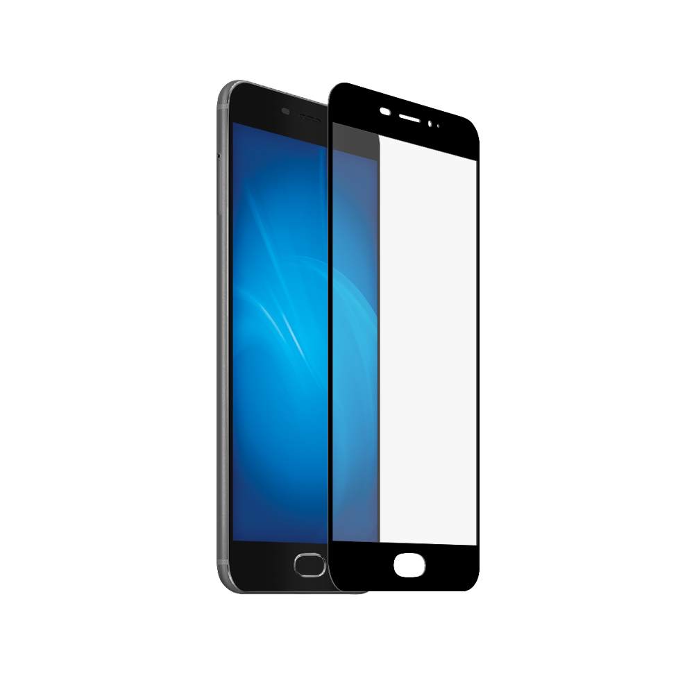 

Аксессуар Закаленное стекло для Meizu M3s DF mzColor-02 Black, Meizu M3s