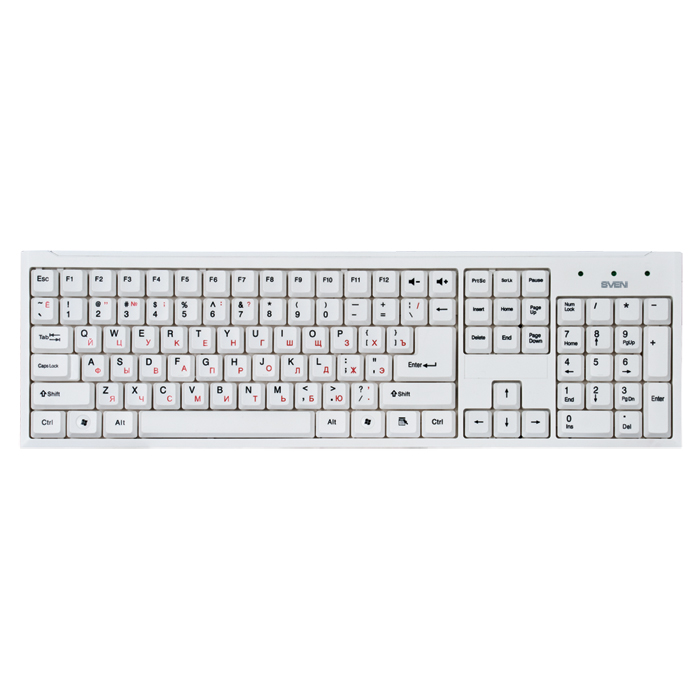 

Клавиатура Sven Standard 303 White USB SV-03100303UW, Standard 303