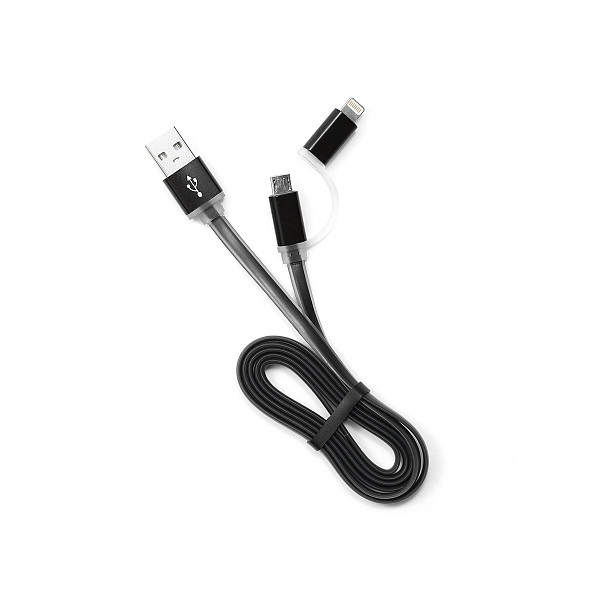 фото Аксессуар gembird cablexpert usb am/microbm 5p to iphone lightning 1m black cc-mapusb2bk1m