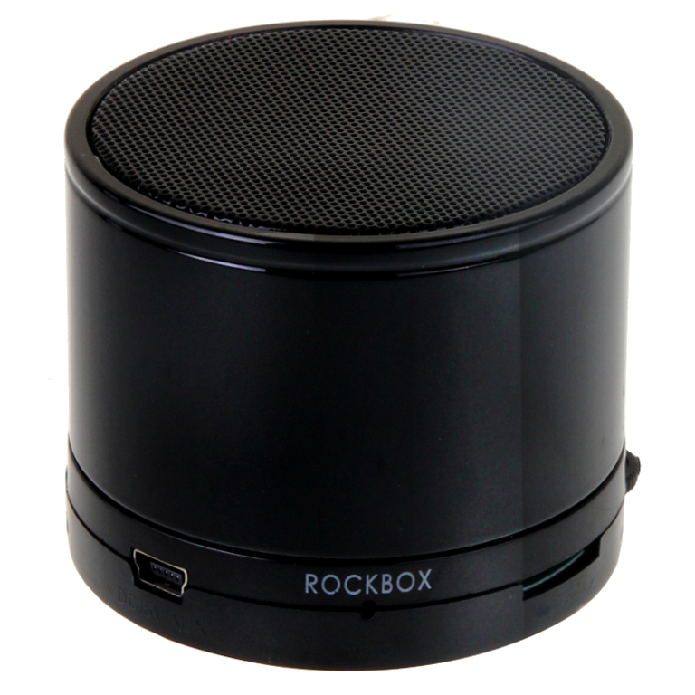 Колонка RockBox Round Glossy Black 47248