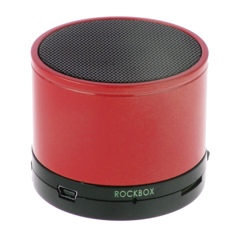 Колонка RockBox Round Glossy Red 47252