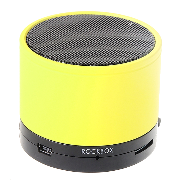 Колонка RockBox Round Frosted Yellow 47247