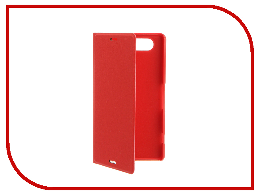 фото Аксессуар Чехол-книжка Sony Xperia Z3 Compact BROSCO PU Red Z3C-BOOK-03-RED