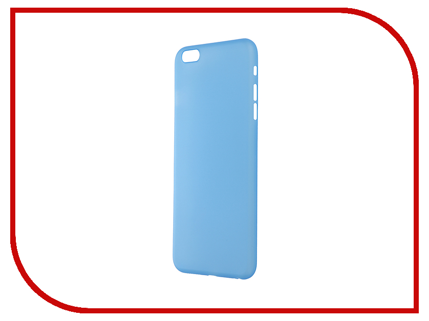 фото Аксессуар Чехол-накладка BROSCO Superslim для iPhone 6 Plus Blue IP6P-PP-SUPERSLIM-BLUE