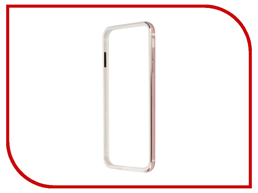 фото Аксессуар Чехол-бампер BROSCO для iPhone 6 / 6S Plus Rose Gold IP6P-BUMPER-ROSEGOLD