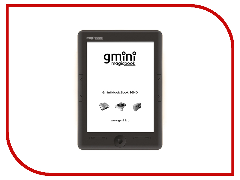 фото Электронная книга Gmini MagicBook S6HD Black