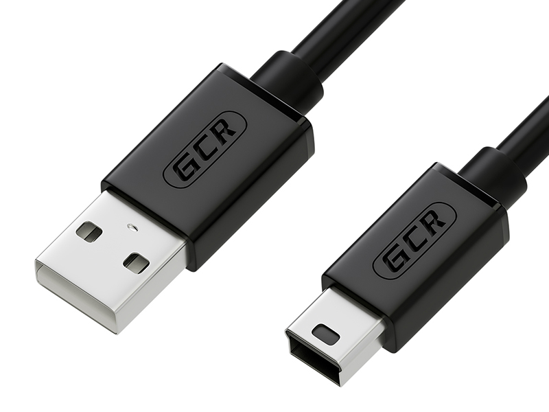 

Аксессуар GCR USB 2.0 AM-mini 5pin 1.8m Black GCR-UM2M5P-BB2S-1.8m, GCR-UM2M5P-BB2S-1.8m