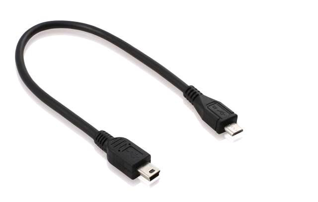 Аксессуар GCR Premium USB 2.0 Micro USB-mini 5pin 1.0m GCR-MB2M5-BB2S-1.0m
