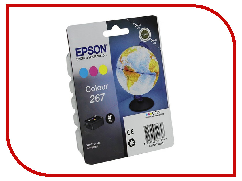 

Картридж Epson T267 C13T26704010 Colour для WF-100