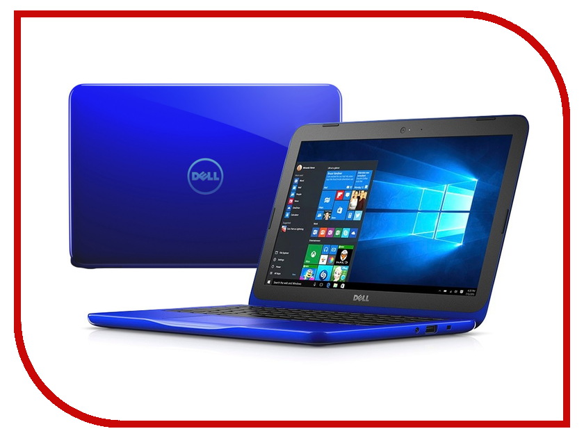 фото Ноутбук Dell Inspiron 3162 Blue 3162-0552 (Intel Celeron N3060 1.6 GHz/2048Mb/500Gb/No ODD/Intel HD Graphics/Wi-Fi/Bluetooth/Cam/11.6/1366x768/Windows 10)