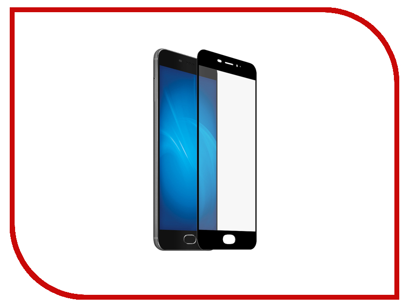 

Аксессуар Закаленное стекло Meizu M3 Max DF Full Screen mzColor-07 Black