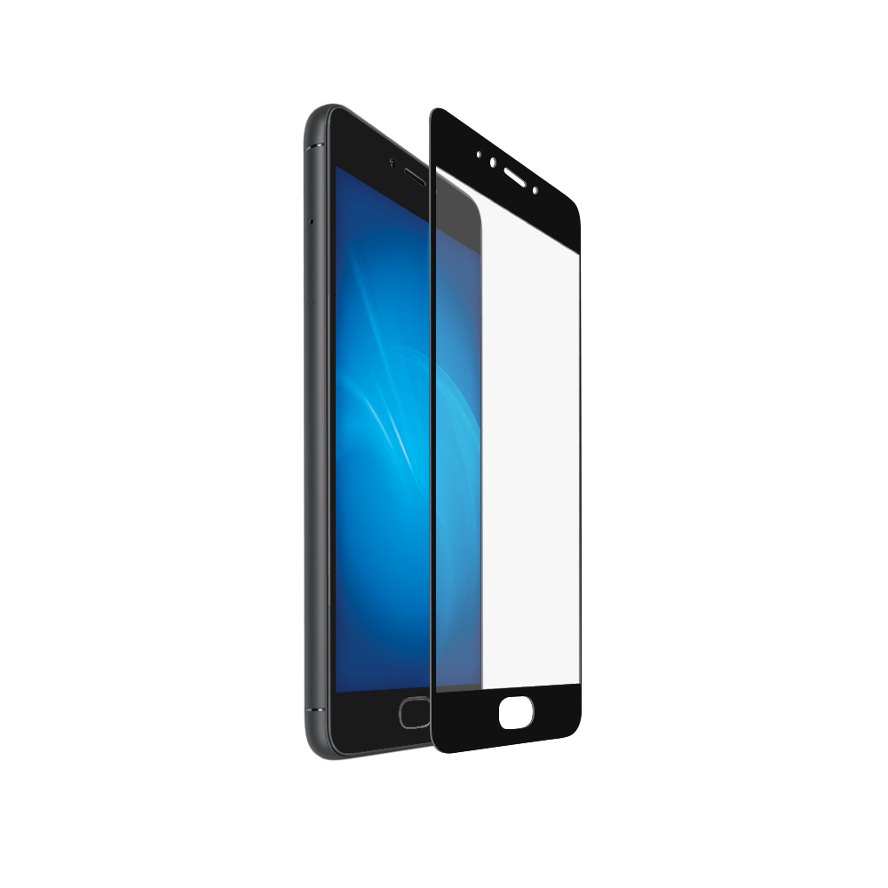 

Аксессуар Закаленное стекло для Meizu Pro 6 DF Full Screen mzColor-04 Black, mzColor-04