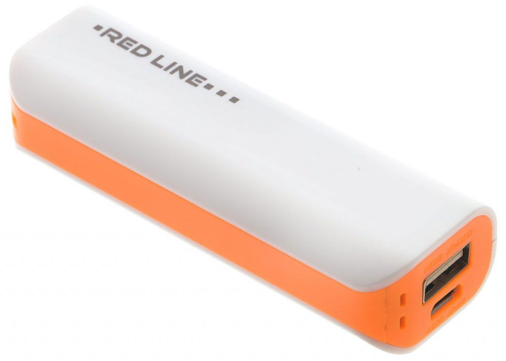 фото Внешний аккумулятор red line r-3000 power bank 3000mah orange ут000008708