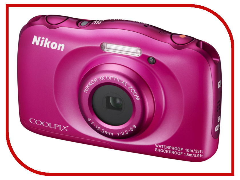 фото Фотоаппарат Nikon Coolpix W100 Pink