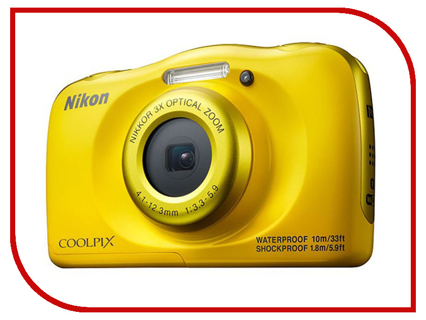фото Фотоаппарат Nikon Coolpix W100 Yellow