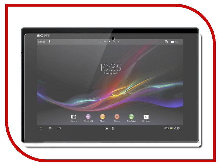 

Аксессуар Защитная пленка Sony Xperia Tablet Z Onext матовая 40635