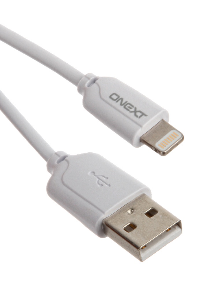 фото Аксессуар Onext USB to APPLE Lightning 8pin 1m White 60215