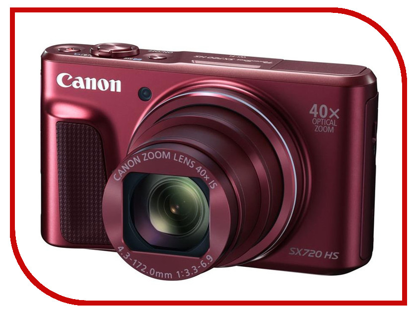 фото Фотоаппарат Canon PowerShot SX720 HS Red