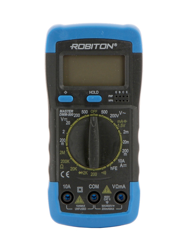 Мультиметр Robiton Master DMM-500 Black robiton мультиметр цифровой robiton master dmm 500
