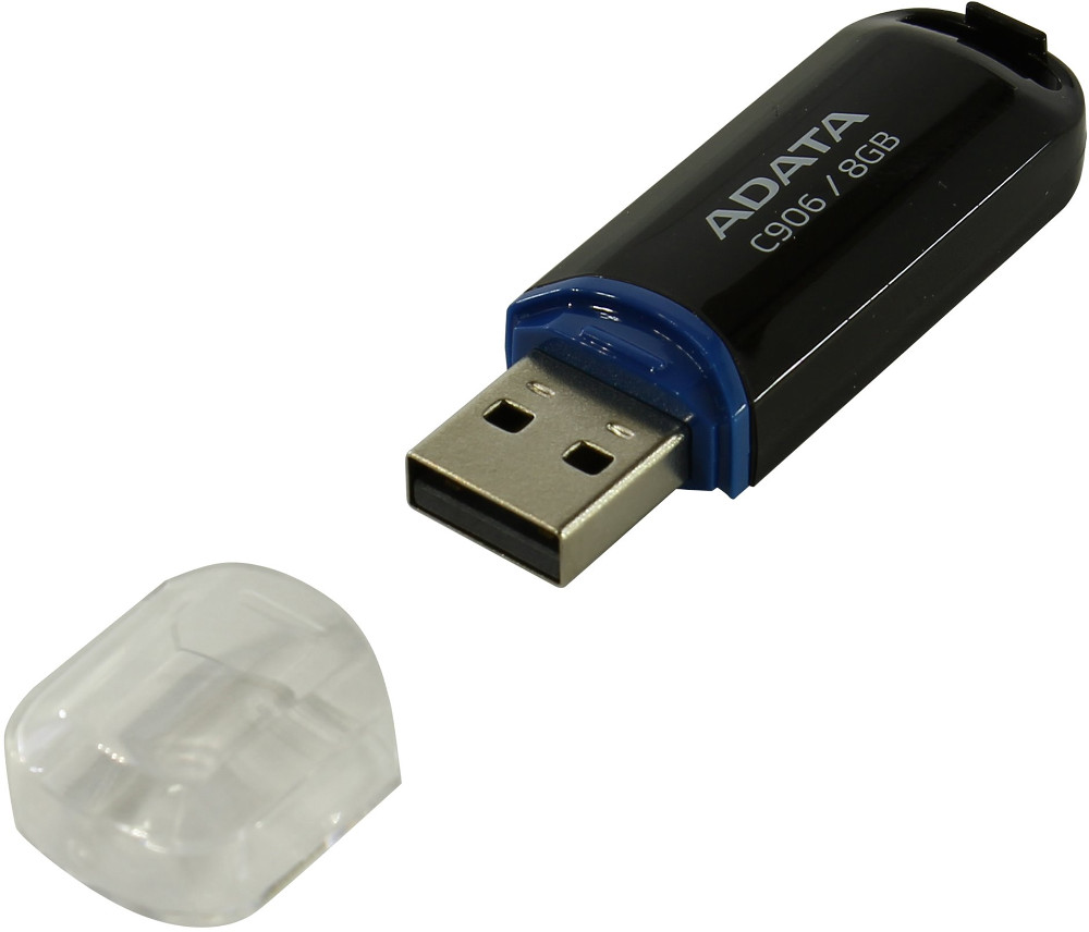 USB Flash Drive 8Gb - A-Data C906 Classic Black AC906-8G-RBK