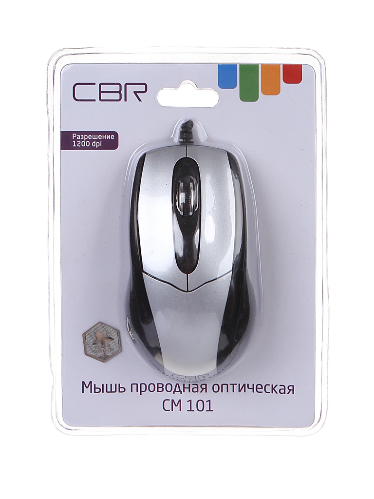 цена Мышь CBR CM 101 Silver