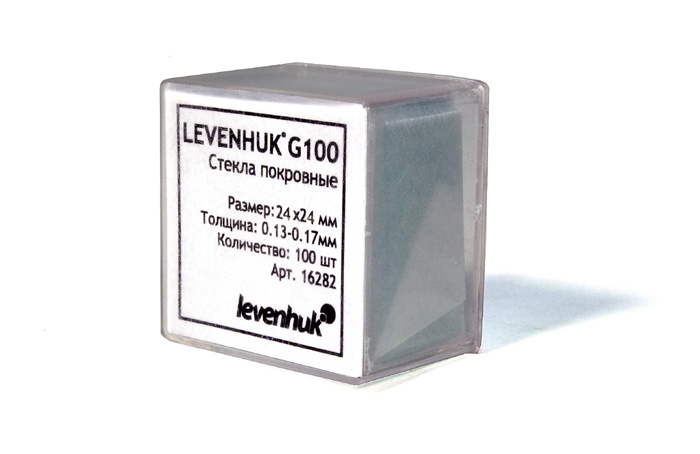 Покровные стекла Levenhuk G100 16282