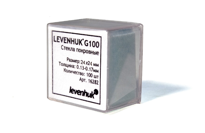 

Покровные стекла Levenhuk G100 16282