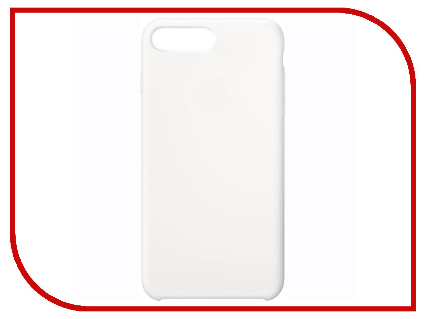 фото Аксессуар Чехол APPLE iPhone 7 Plus Silicone Case White MMQT2ZM/A