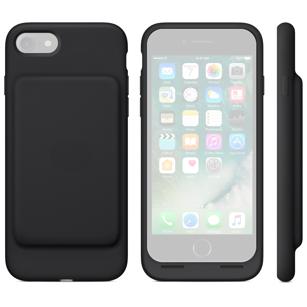 

Аксессуар Чехол-аккумулятор APPLE iPhone 7 Smart Battery Case Black MN002ZM/A, MN002ZM/A