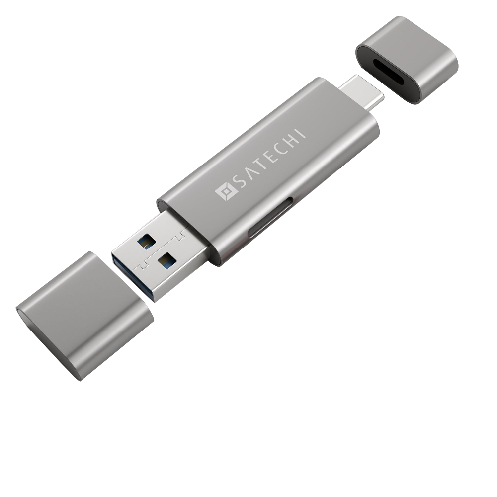 

Satechi Aluminum Type-C USB 3.0 and Micro/SD Card Reader Space Gray B01EU2KRJM / ST-TCCRAM, Aluminum Type-C USB 3.0 and Micro/SD Card Reader