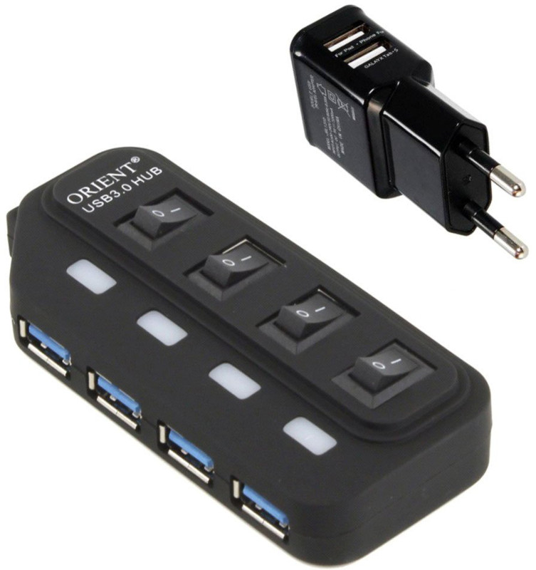 

Хаб USB Orient BC-306PS USB 4 ports, BC-306PS