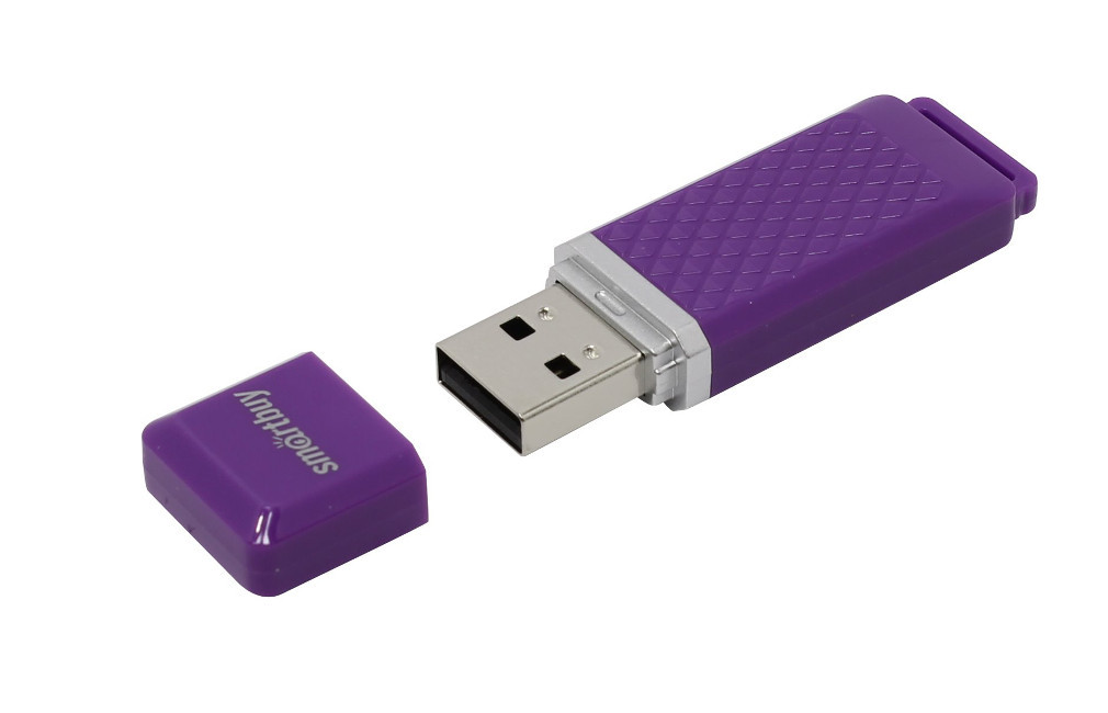 фото Usb flash drive 8gb - smartbuy quartz series purple sb8gbqz-v