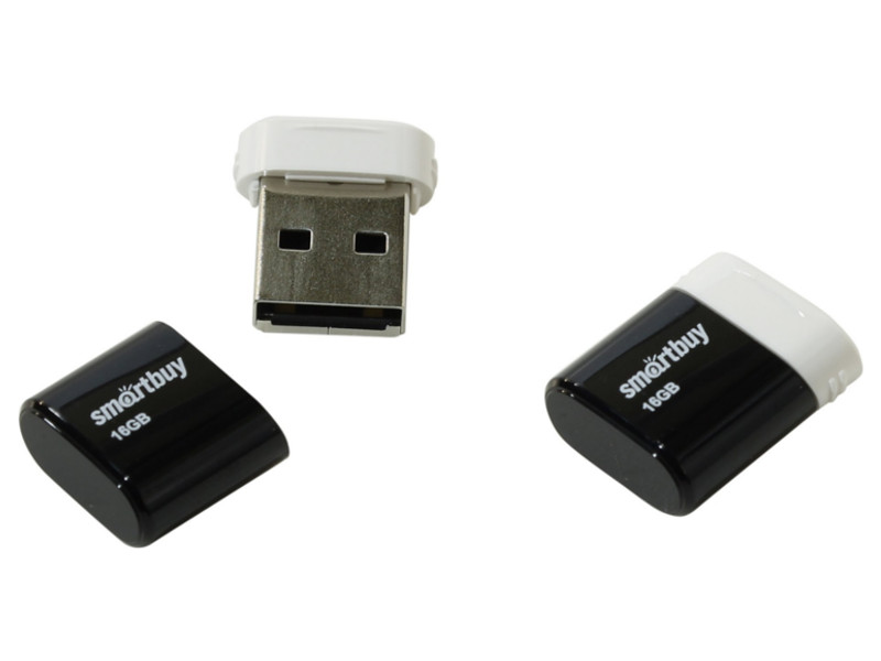 USB Flash Drive 16Gb - SmartBuy LARA Black SB16GBLARA-K