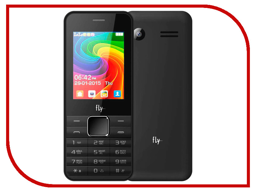 фото Сотовый телефон Fly FF246 Black