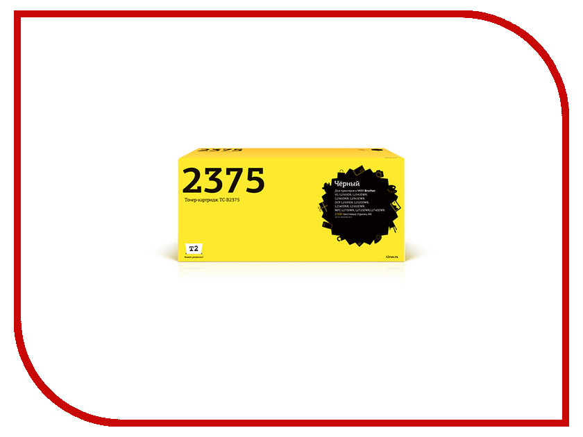 

Картридж T2 TC-B2375 для HL-L2300DR/L2340DWR/DCP-L2500DR/L2520DWR/MFC-L2700WR, TC-B2375