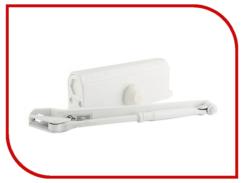 

Доводчик дверной Нора-М №4S 120кг White 4999