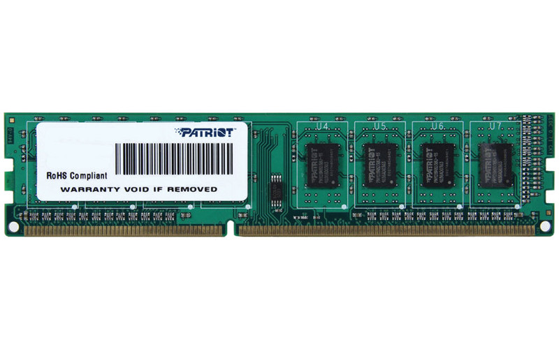 Модуль памяти Patriot Memory DDR3 DIMM 1600Mhz PC3-12800 CL11 - 8Gb PSD38G16002 модуль памяти qumo ddr3 so dimm 1600mhz pc3 12800 cl11 2gb qum3s 2g1600t11l