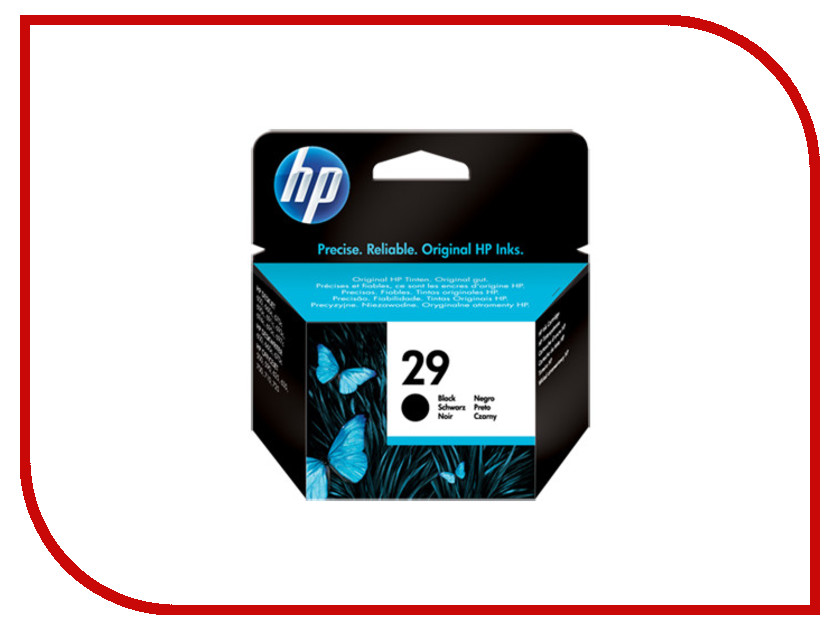 

Картридж HP 29 51629AE для DJ 6XX Black