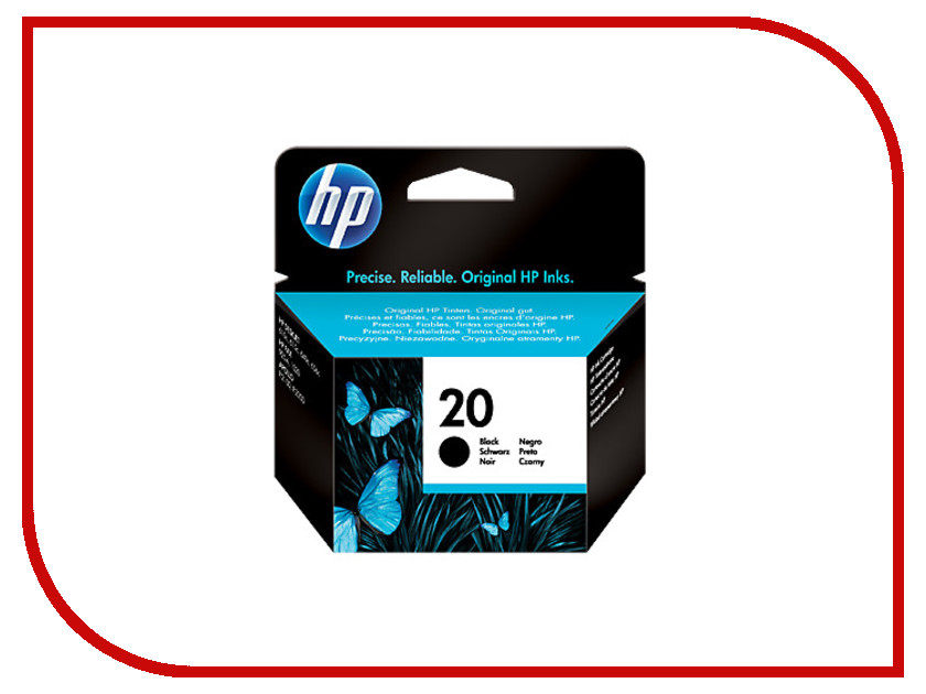 

Картридж HP 20 C6614DE Black для DJ 610C