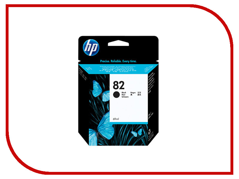 

Картридж HP 82 CH565A 69ml Black для DJ 500 / 800, 82