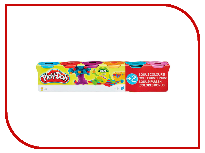 

Игрушка Hasbro Play-Doh 4+2 B6752
