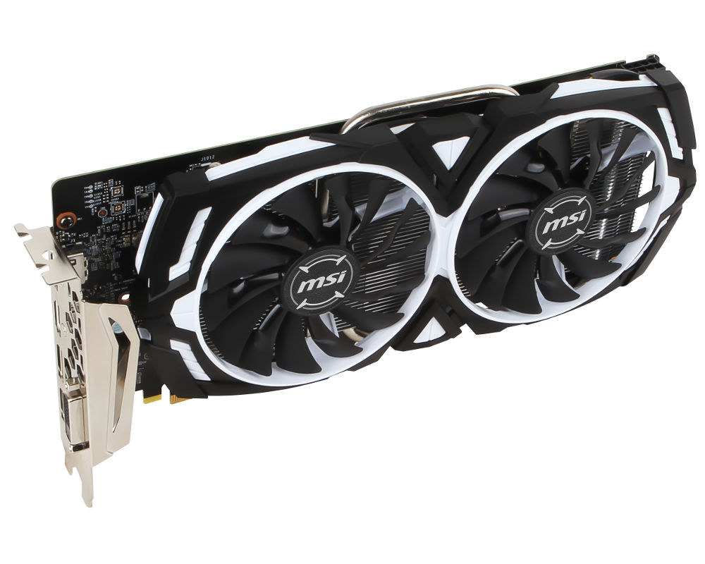 

Видеокарта MSI GeForce GTX 1060 1544Mhz PCI-E 3.0 3072Mb 8008Mhz 192 bit DVI 2xHDMI HDCP GTX 1060 ARMOR 3G OCV1, GTX 1060 ARMOR 3G OCV1