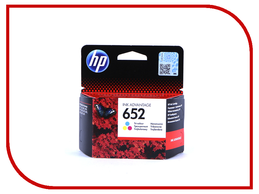 

Картридж HP 652 F6V24AE Tri-colour для Deskjet Ink Advantage 1115/2135/3635/3835/4535/4675
