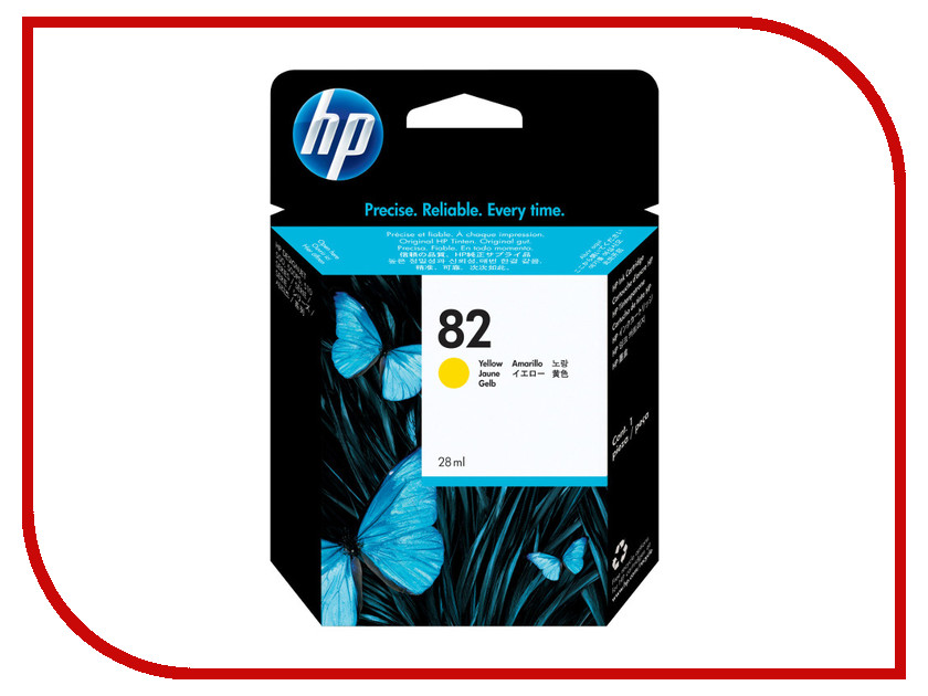 

Картридж HP 82 CH568A 28ml Yellow