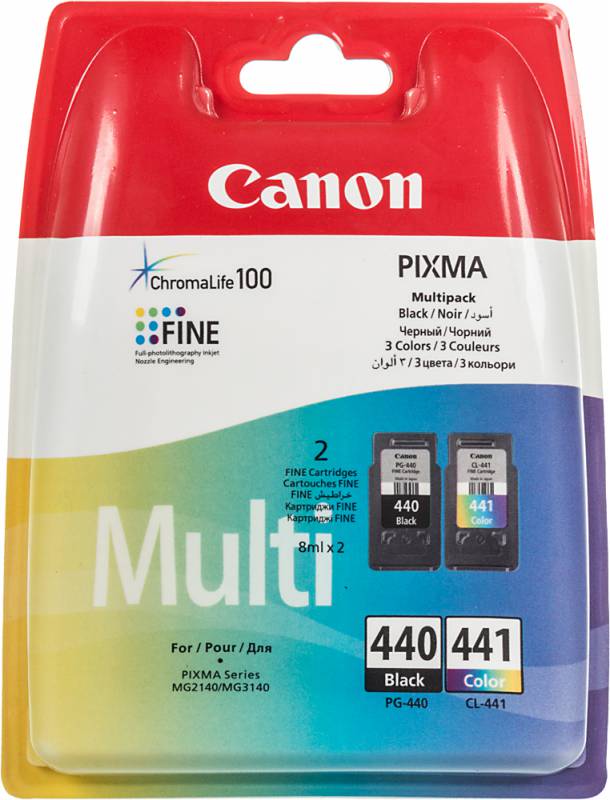 Картридж Canon PG-440/CL-441 MultiPack 5219B005 комплект картриджей pg 440 cl 441 для canon pixma mg3640 mg3540 mg2140 mg4240 5219b005 sakura