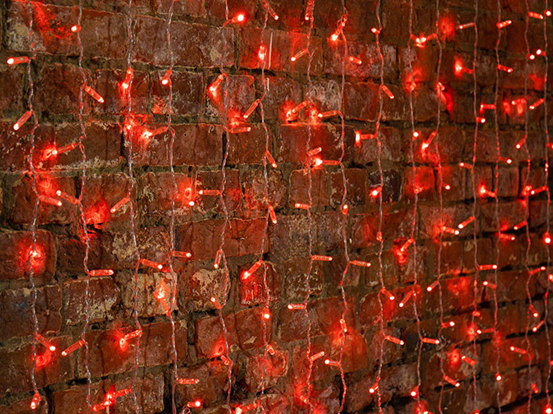

Гирлянда Neon-Night Светодиодный Дождь 2x1.5m Red 235-302-6, Светодиодный Дождь