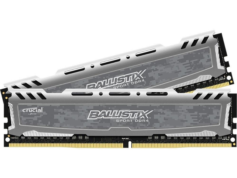 фото Модуль памяти Crucial Ballistix Sport DDR4 UDIMM 2400MHz PC4-19200 CL16 - 8 KIT (2x4Gb) BLS2C4G4D240FSB